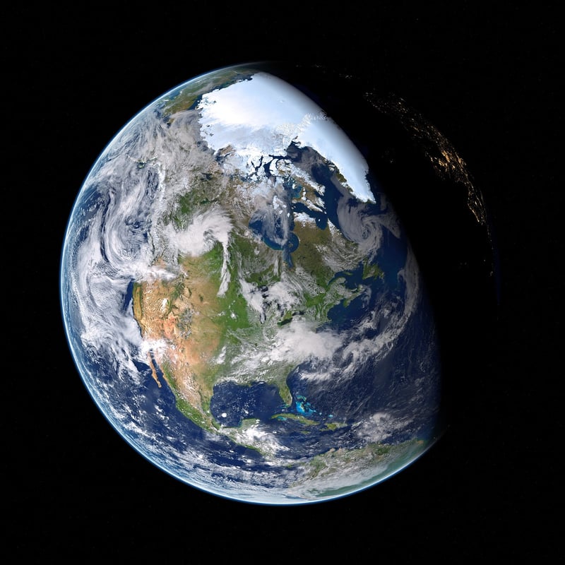 Earth with technology
